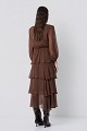 Rochie midi cu volane