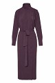 Asymmetric midi shirt dress