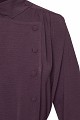 Asymmetric midi shirt dress