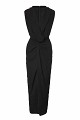 Sleeveless maxi dress with knot detail