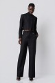 Striped sequin trousers