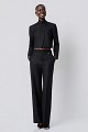 Striped sequin trousers