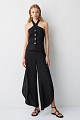 Trousers with side slit details