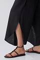 Trousers with side slit details