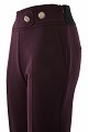 Cigarette trousers with elasticated waistband