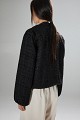 Tweed bomber τζάκετ με lurex λεπτομέρειες
