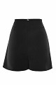 Fustă-pantalon scurtă cu nasturi aurii