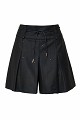 Fustă-pantalon scurtă cu pliuri