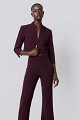 Cropped bolero with 3/4 sleeves