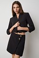 Cropped bolero with 3/4 sleeves