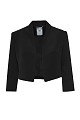 Cropped bolero with 3/4 sleeves