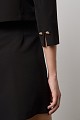 Cropped bolero with 3/4 sleeves