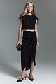 Crepe crop top - Gold label