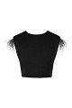 Crepe crop top - Gold label