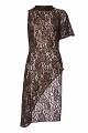 Asymmetric top with lace and sequin details - Gold label