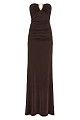 Maxi strapless dress - Gold label