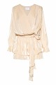 Rochie scurtă cu lurex și volane - Gold Label