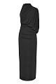 Maxi draped one-shoulder dress - Gold label