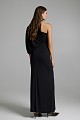 Maxi draped one-shoulder dress - Gold label