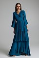 Maxi dress with ruffles - Gold label