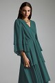 Maxi dress with ruffles - Gold label