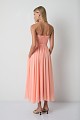 Midi strapless dress - Gold label