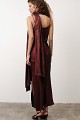 Rochie midi drapată cu eșarfă - Gold label