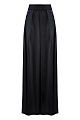 Satin wide leg pants with pleats - Gold label