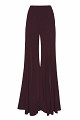High-waisted pants with sheer detailing - Gold label