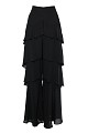 Wide-leg pants with ruffles - Gold label