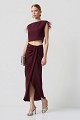 Falda midi fruncida - Gold Label
