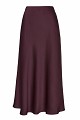 Midi satin skirt with a crinkle texture - Gold label