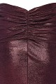 Draped midi skirt with ruching - Gold label