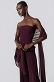 Strapless top with a scarf detail - Gold label