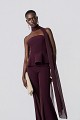 Strapless top with a scarf detail - Gold label