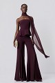 Strapless top with a scarf detail - Gold label