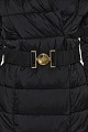 Longline puffer jacket with belt