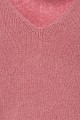 Knit blouse with V neckline