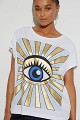 T-shirt with eye print