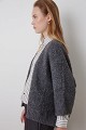 Knit cardigan with soft touch