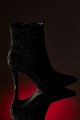 Ankle boots with rhinestones