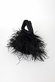Mini bag with feathers