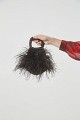 Mini bag with feathers