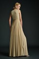 Lurex maxi pleated dress - Gold Label
