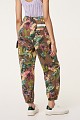Floral cargo trousers