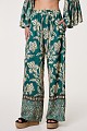 Printed wide-leg trousers