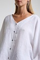 Linen kaftan-shirt