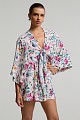 Floral playsuit with ruffles