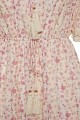 Mini floral dress with short sleeves
