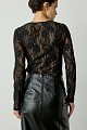 Lace top with cut works